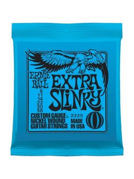 Струны для электрогитары 8-38 ERNIE BALL 2225 Nickel Wound Slinky Extra