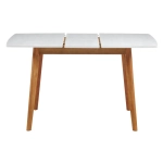 Стол Bradex Home Oslo раскладной 100-130x70x76см, Сосна Рандерс, орех миланский