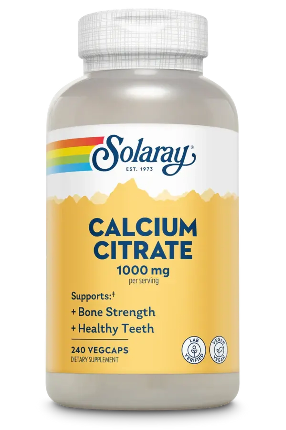 Calcium Citrate 1000мг капсулы Solaray