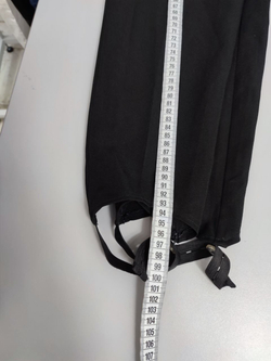 Брюки черные с молниями 42 размер