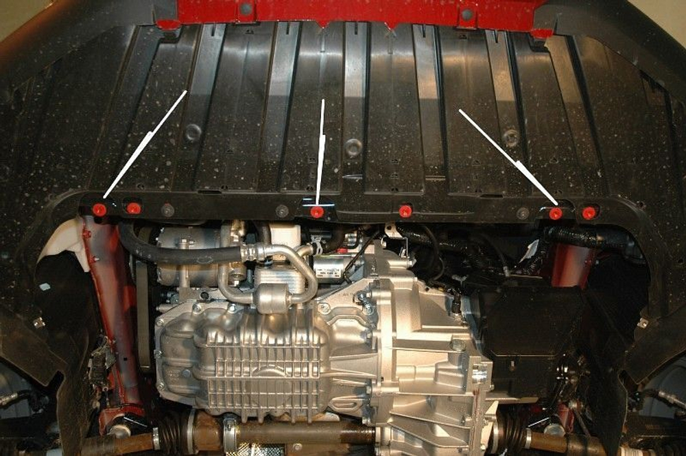 Защита картера и КПП Sheriff для Ford Focus III (CB8) 2011-2019 арт.08.2070