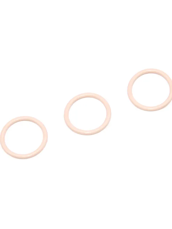 Кольцо Arta-F, 15 мм, металл, телесный 126