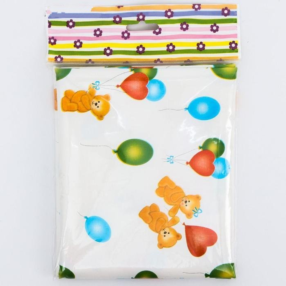 5164369 Клеёнка 70*100 см., арт. 0055, без окантовки, рисунок «Мишки», цвет МИКС