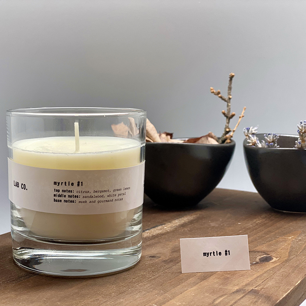 Свеча ароматическая Ambientair Lab Co Мирт 40ч