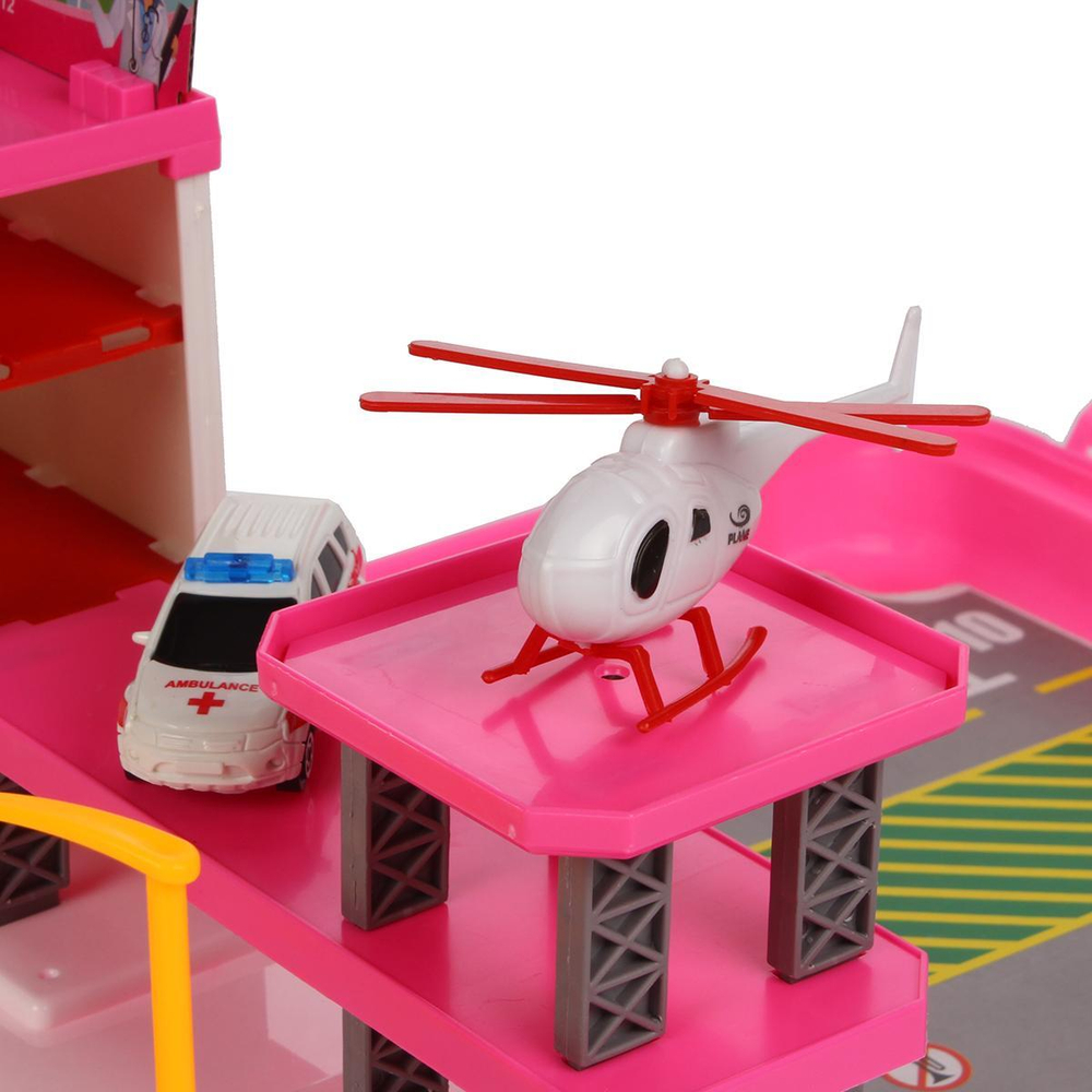 Парковка с транспортом, чемодан 92808