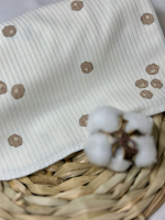 Пеленка в рубчик Лапки 85*130