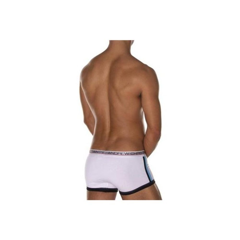 Мужские трусы хипсы белые Andrew Christian Del Mar Hip Boxer White 13248