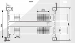 Двухстоечный подъемник ДАРЗ П2-01МН