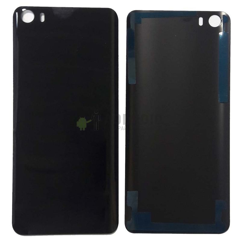Задняя крышка для Xiaomi Mi5 черная (стекло)