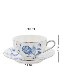 Pavone JS-32 Чайный набор на 6 перс. «Голубая бабочка»