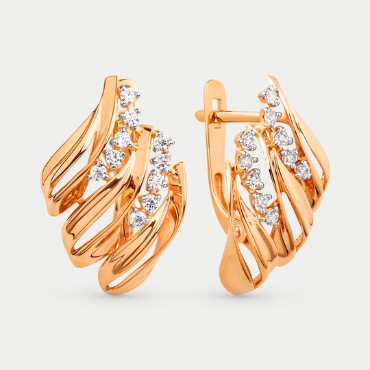 Серьги золотые