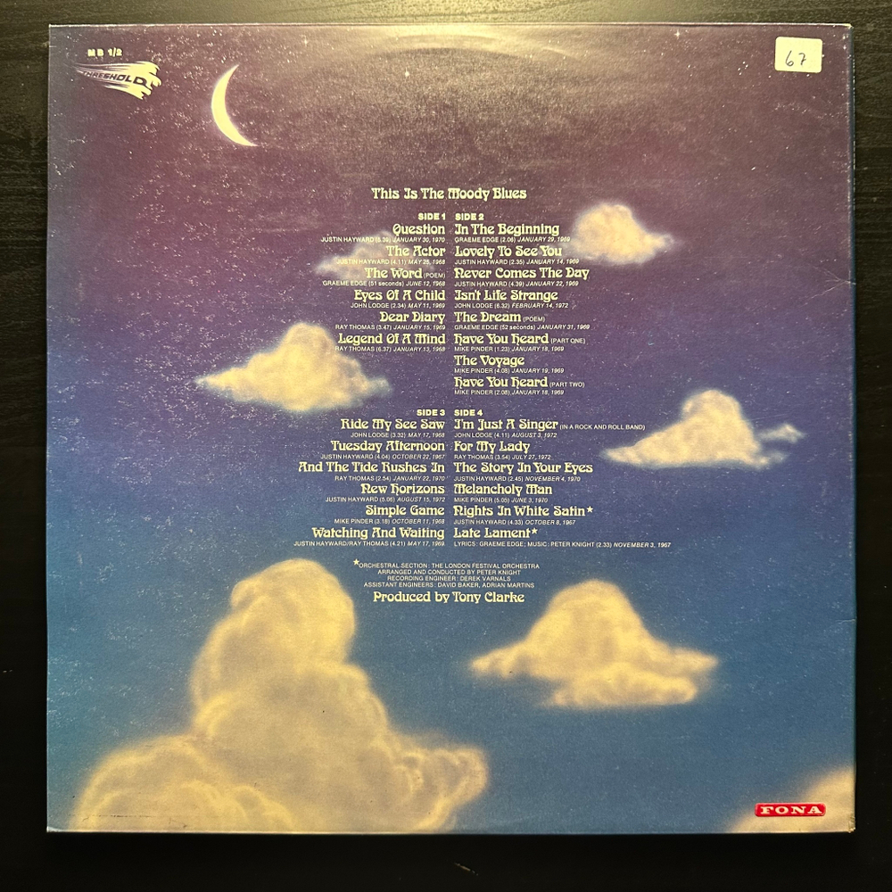 The Moody Blues - This Is The Moody Blues 2LP (Англия 1974г.)