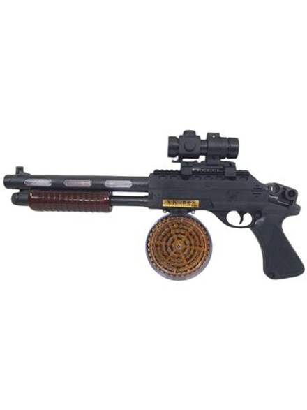 Игрушечный дробовик AK-868, пластик, музыкальный, светящийся