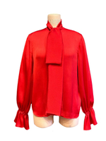 Блуза с бантом