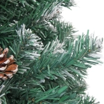 Ёлка «Зимний вечер» 150 см, ПВХ с шишками (550 веток)