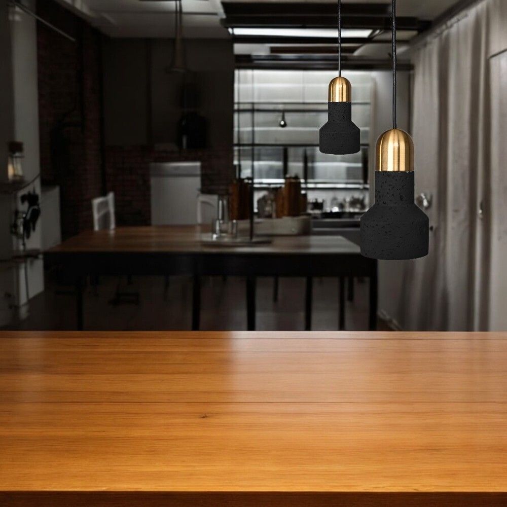 Подвесной светильник JAZZ STONE black brass