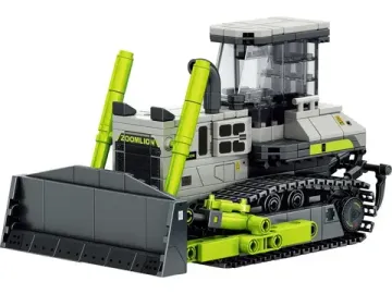 Конструктор пластиковый "Бульдозер"