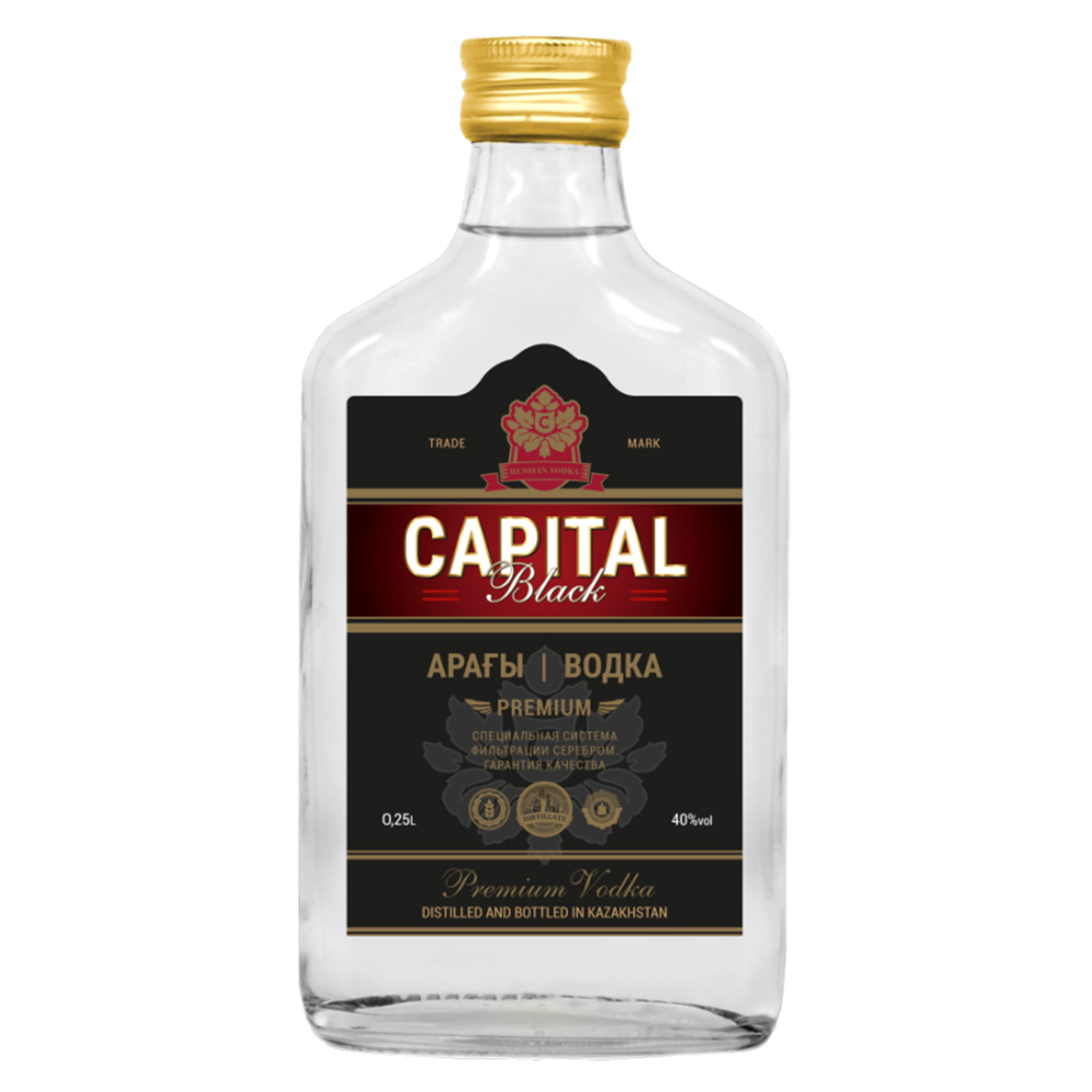 Водка Capital Black 0.25 л