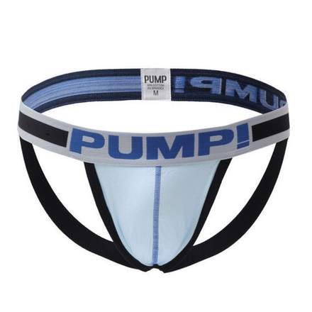 Мужские трусы джоки голубые Pump Sky Blue Jock H96-17