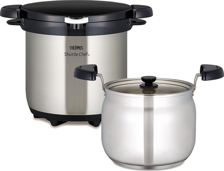 Кастрюля Thermos Shuttle Chef, 4,5 л, 26,5 см, нержавеющая сталь, серебристая