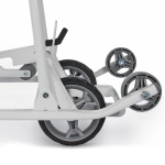 Санки-коляска "Наши Детки 3-1К" с облачками голубой