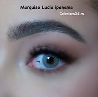 Серо  - зеленые линзы на 12 мес. Marquise Lucia Ipahema  / Серо - Зеленые линзы для светлых и темных глаз с диоптриями