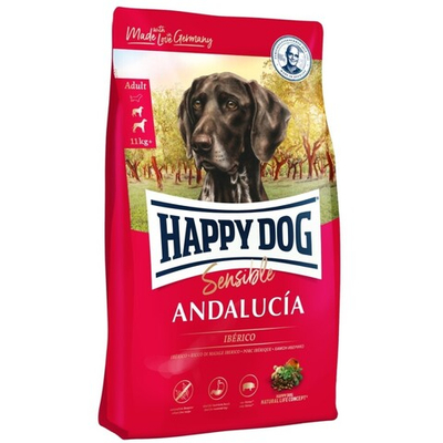 Happy Dog Sensible Andalucia - корм для собак с чувствительным пищеварением с иберийской свининой и рисом