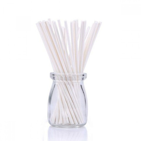 Палочки для кейк-попсов/меренги белые -  50 штук. Длина 15 см