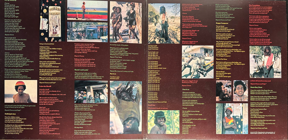 The Wailers ‎– Burnin (Англия 1977г.)