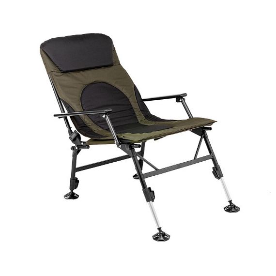 Кресло-шезлонг карповое с подлокотниками (PR-HF21014A) PR