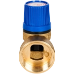 Клапан предохранительный ROMMER - 3/4", сброс 1" (ВР/ВР, Tmax 110°C, 6 бар)