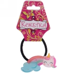 Резинка для волос 1 шт детская «Juiciness- Радуга», микс 6 цветов, d- 4 см