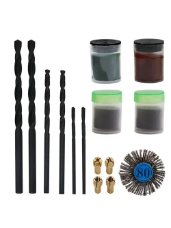 Набор насадок для гравера 150 предметов фрезы, шарошки, диски, сверла