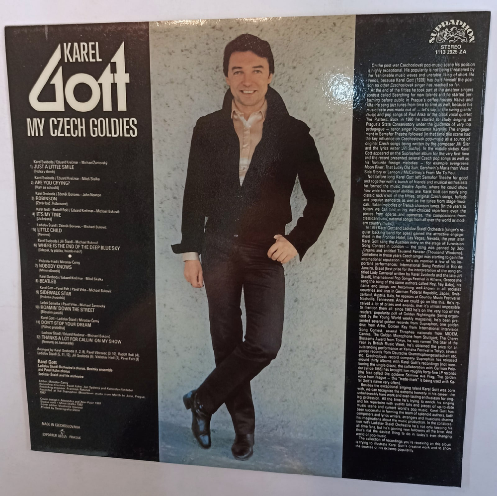 Karel Gott My Czech Goldies (Czechoslovakia 1982)