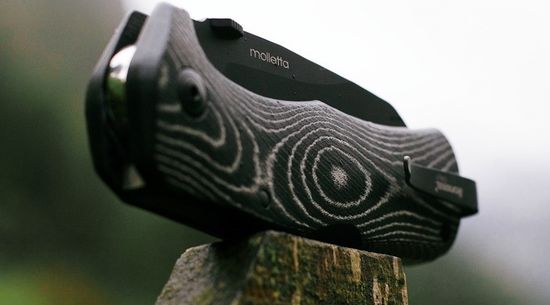 Складной нож Lion Steel "TM1" L/TM1 MB c клинком из стали Uddeholm Sleipner®, рукоять микарта