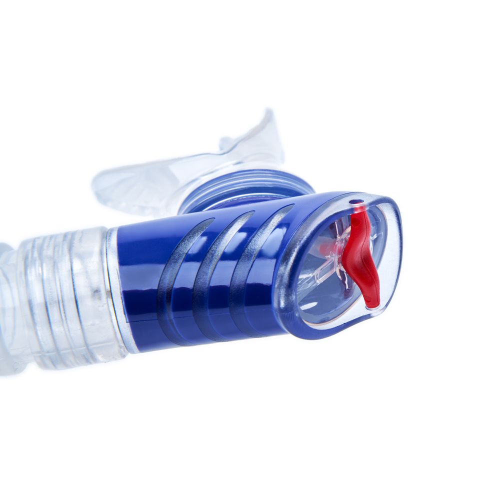 Трубка плавательная SALVAS Splash Snorkel DA190S9BBSTS, размер взрослый