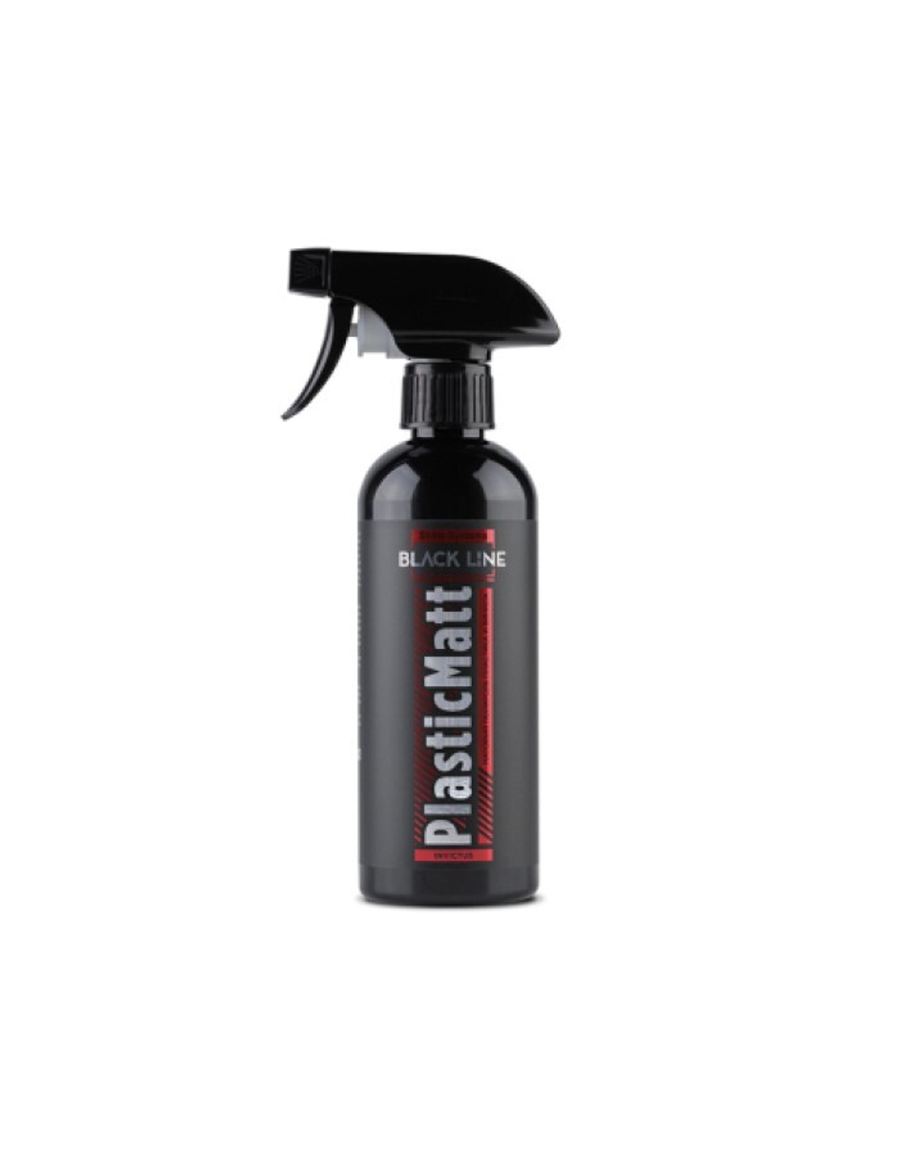 Shine Systems Black Line PlasticMatt - матовый полироль для пластика и винила салона, 400 мл
