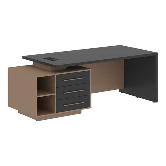 Стол руководителя с тумбой VCT 2190(L)  2100х900х750 VELION