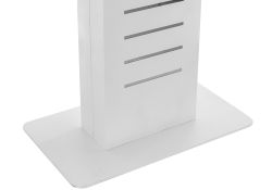 Стол на тумбе Кейтлин 120(160)х80х76 белый / белый