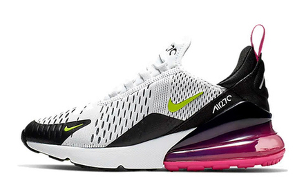 Кроссовки Nike Air Max 270 "White Fuchsia" GS (Подростковая размерная сетка)