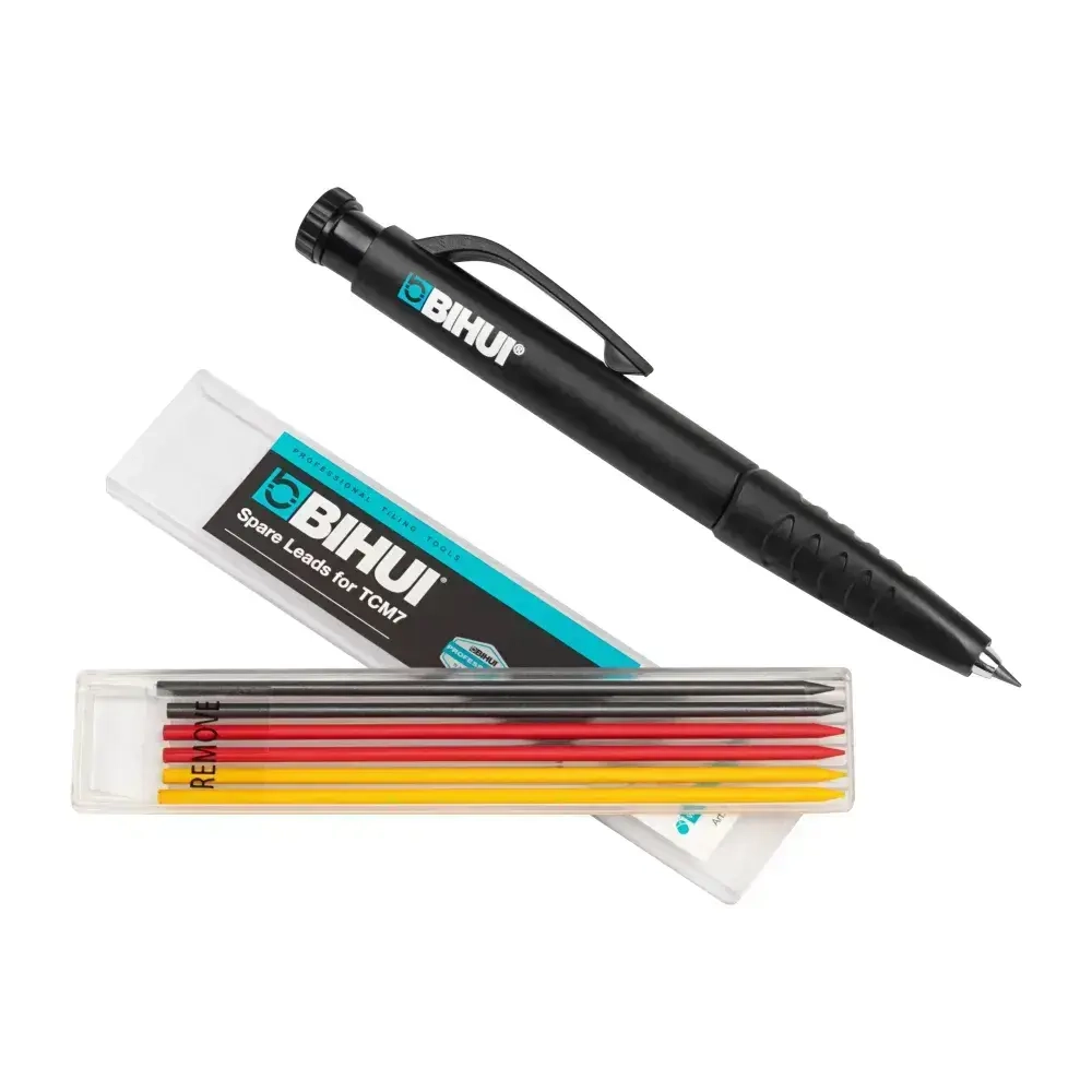 Строительный карандаш BIHUI с встроенной точилкой и комплектом запасных грифелей , арт.TCM7 (оригинал)