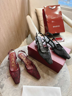 Gucci Crystal Slingback Pump (2 colors)