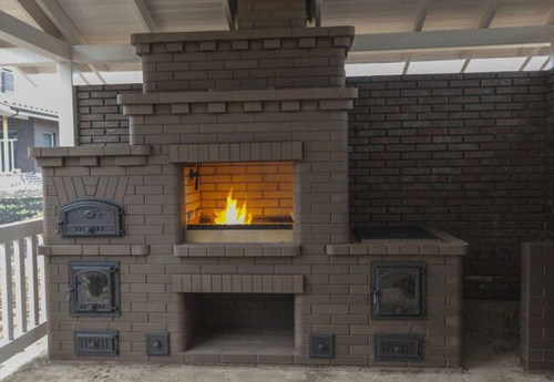 Кирпич керамический печной М300 Темный Шоколад (300шт.) Кирово-Чепецк