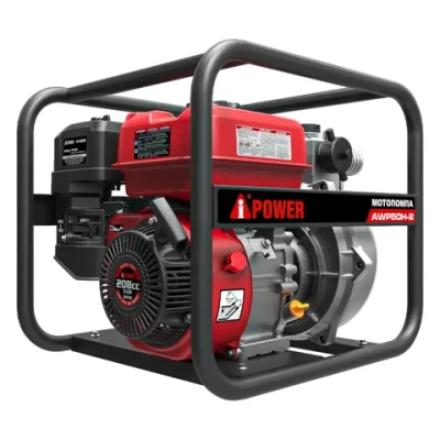 A-iPower AWP50Н-2 мотопомпа бензиновая высоконапорная 7 л.с, 300 л/мин, диаметр 50 мм, 30422