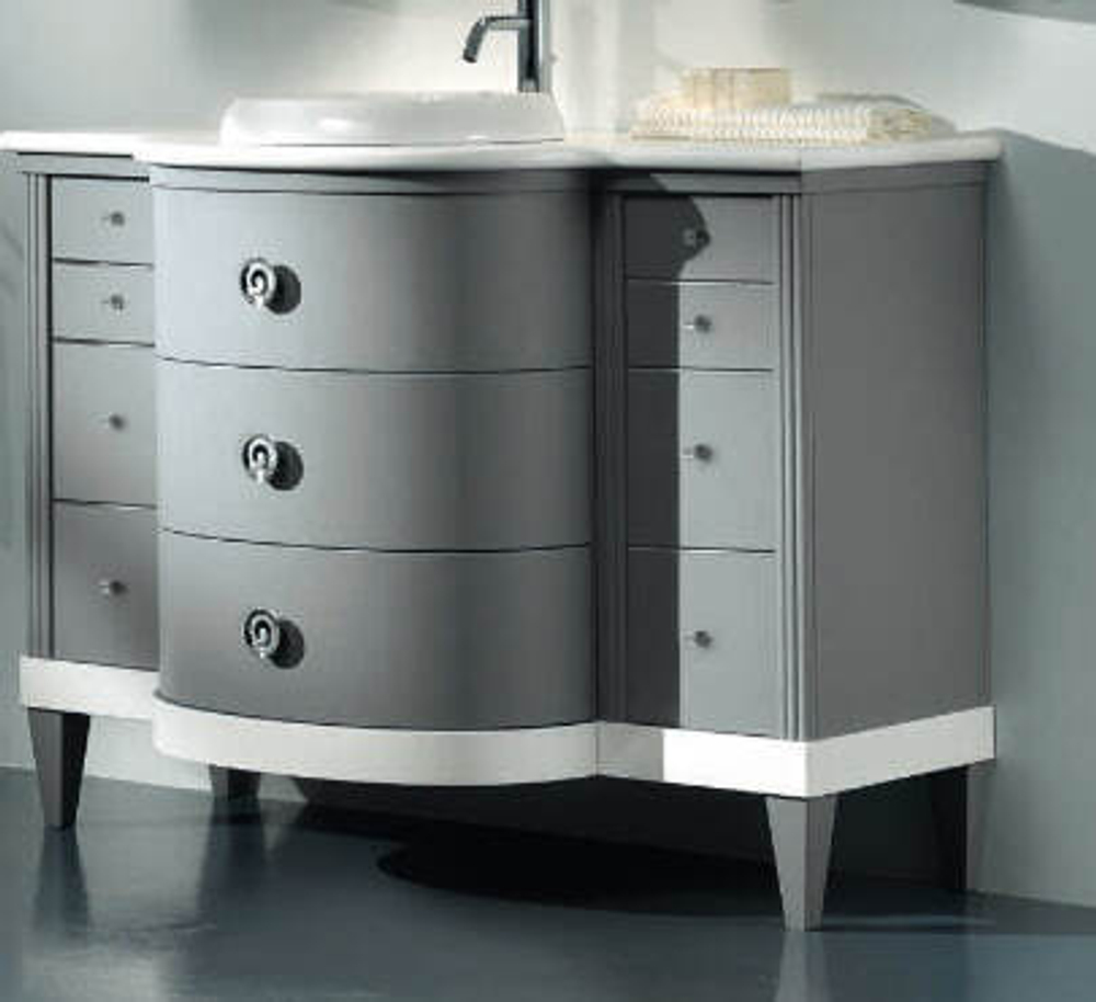 Комплект мебели DECOR 3 (BAdecor3aLC RAL 7036+SH524220-NBNCR)