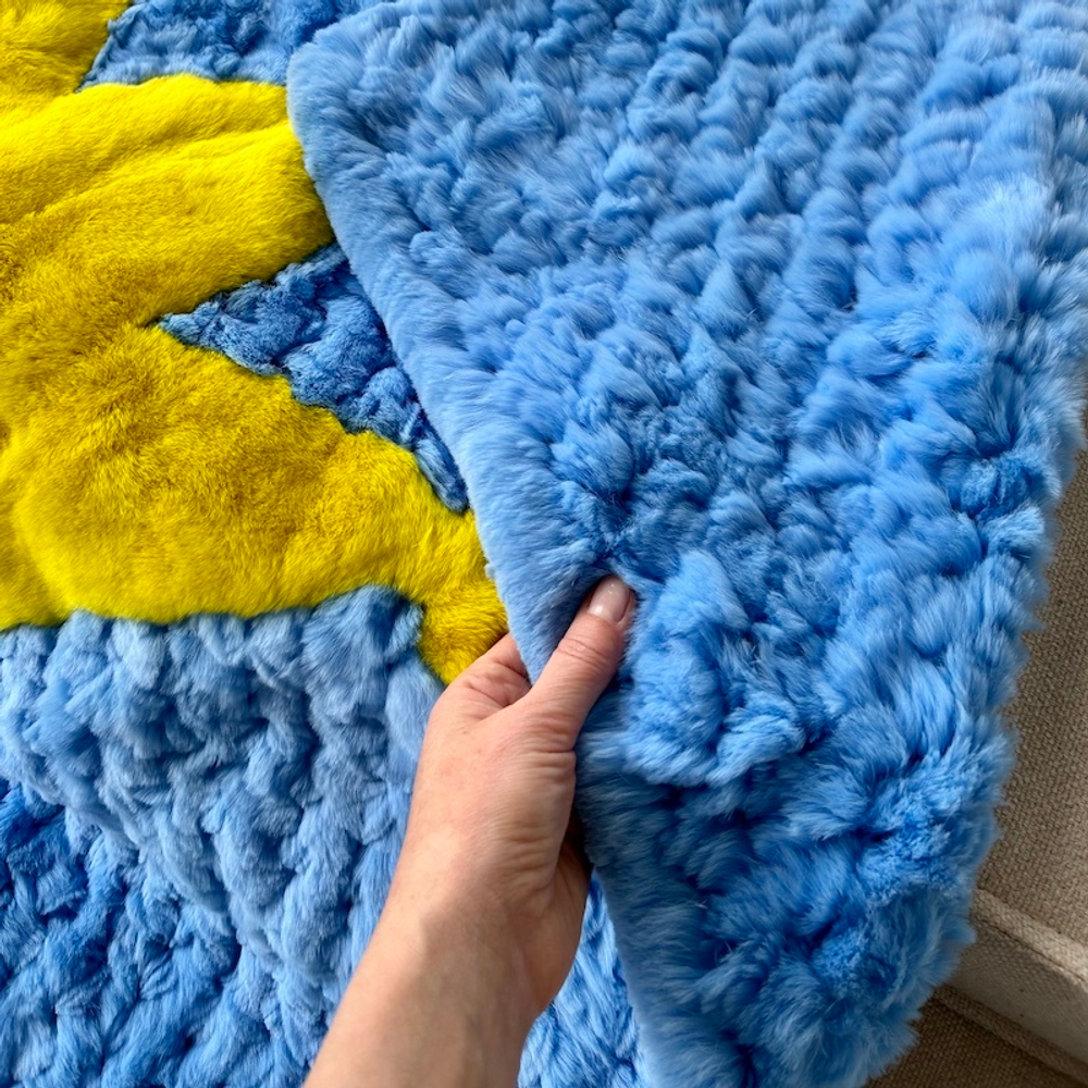 детский плед из меха