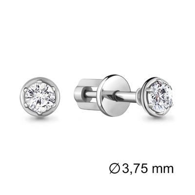 941362 Серьги из Золота с бриллиантами