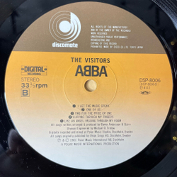 Винтажная виниловая пластинка LP ABBA АББА The Visitors (Japan 1981) (Obi) Two For The Price Of One