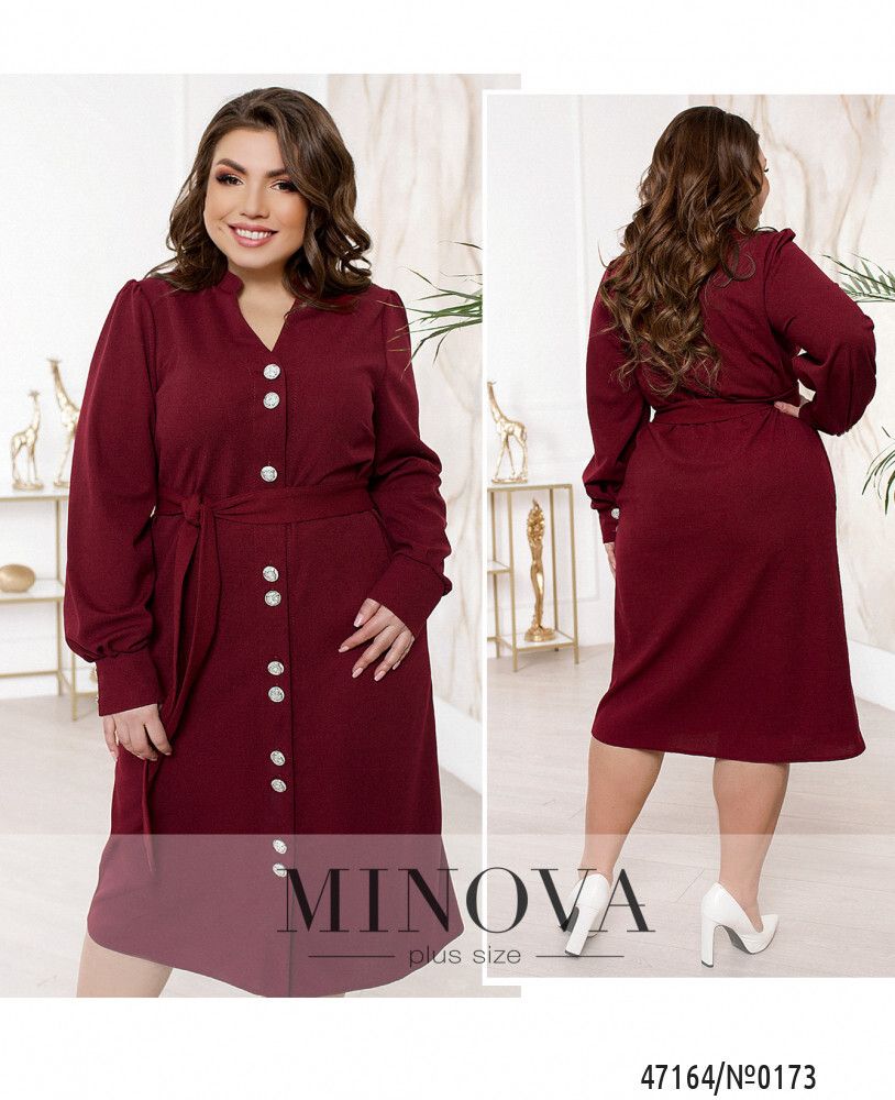 Платье 0173-бордо Minova
