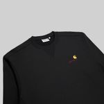  Толстовка мужская Carhartt WIP American Script Sweatshirt артикул:I025475_black - купить в магазине Дайс